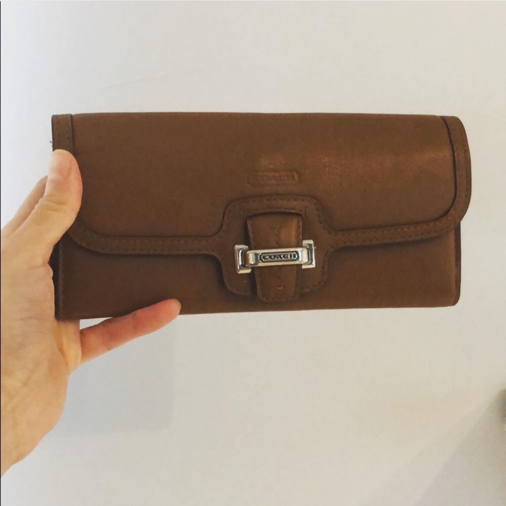 Coach Brown Soft leather Wallet